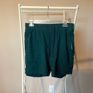 lululemon athletica Dark Green Athletic Shorts